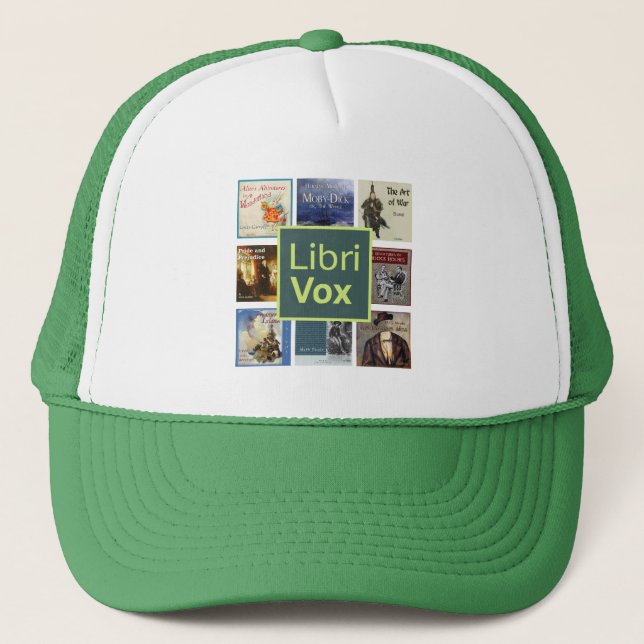 Gorra de camionero de LibriVox (Anverso)