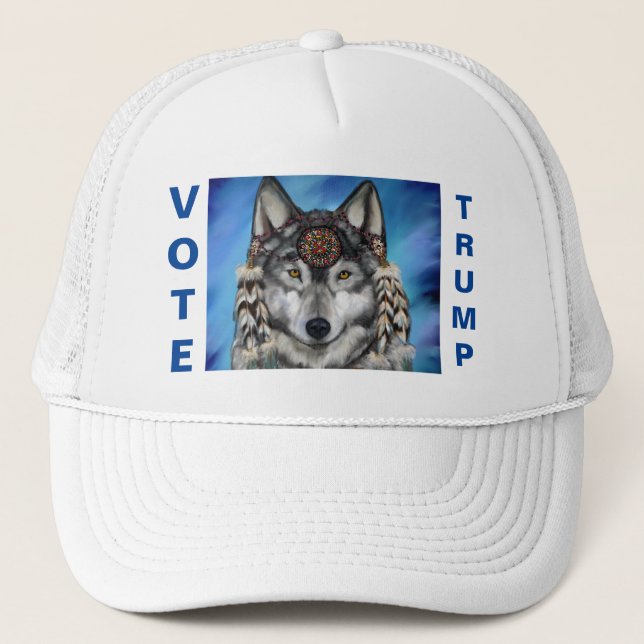 Gorra de camionero de lobo gris (Anverso)