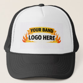 🎵 Gorra de Camionero de Merch de Banda | Logo de 