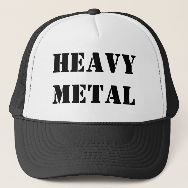 Gorra De Camionero De metales pesados (Anverso)