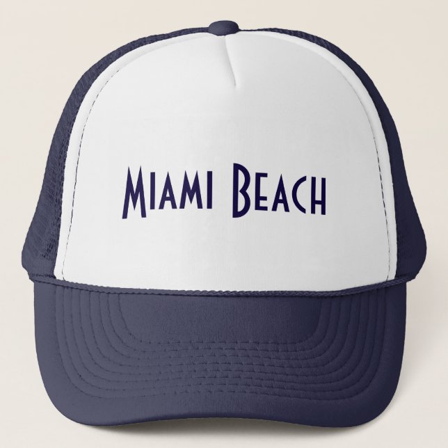 Gorra de camionero de Miami Beach (Anverso)