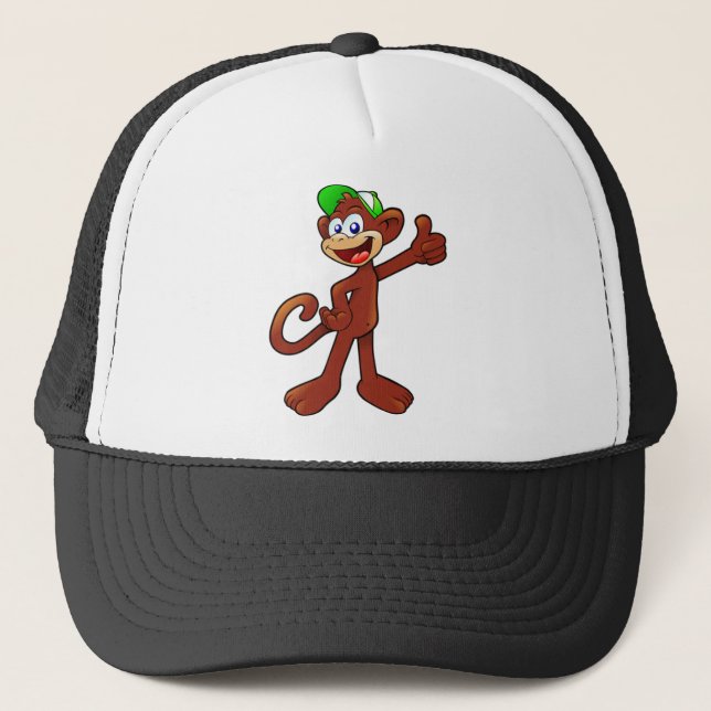 Gorra De Camionero 🐵 de mono (Anverso)