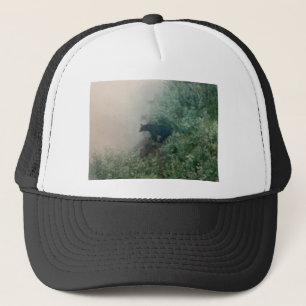 Gorra de camionero de oso negro