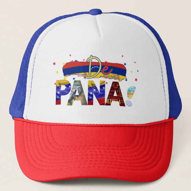 Gorra De Camionero De Pana Venezuela Slang Venezuelan Culture Lovers (Anverso)