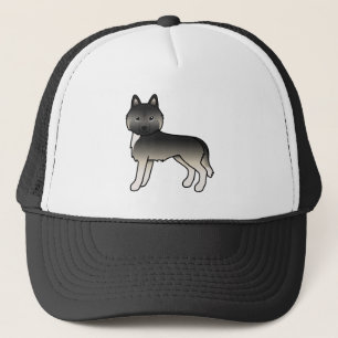Gorra de camionero de perro de dibujos animados Ag