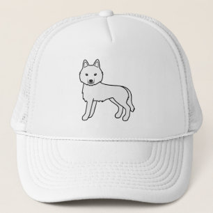 Gorra de camionero de perro de dibujos animados li