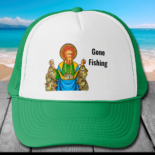 Gorra De Camionero De pesca (detalle de St. Andrew)