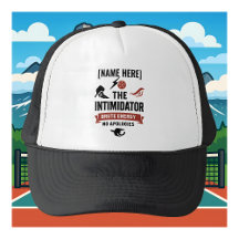 Gorra de camionero de pickleball con nombre person