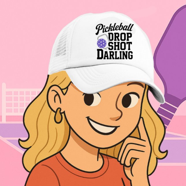 Gorra de camionero de Pickleball Drop Shot Darling (PICKLEBALL TRUCKER HAT)