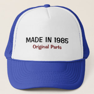 Gorra de camionero de piezas originales fabricada