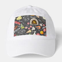 Gorra de camionero de pizza