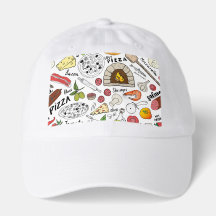 Gorra de camionero de pizza