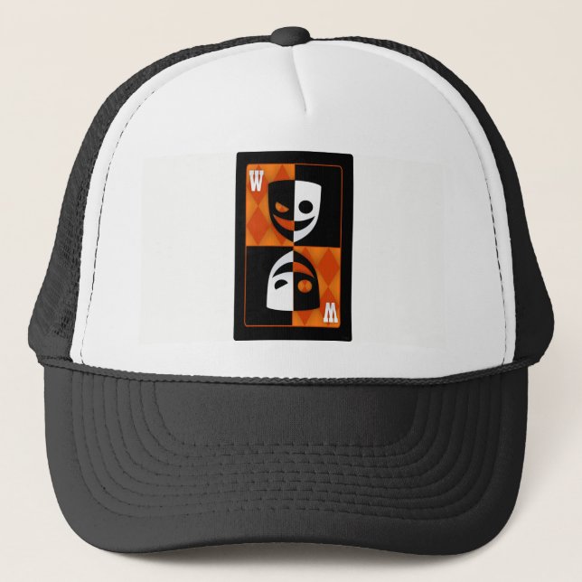 Gorra de camionero de Poker de Diamantes Comodín N (Anverso)