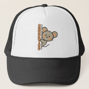 Gorra de camionero de ratón lindo sorpresa Kawaii