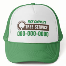 Gorra de camionero de servicio de árboles