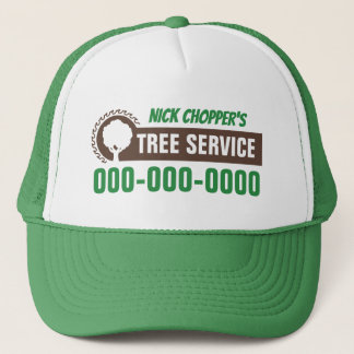 Gorra de camionero de servicio de árboles