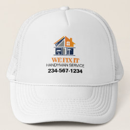 Gorra de camionero de servicio de mantenimiento
