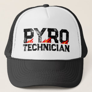 Gorra de camionero de técnico de pirotecnia con ll