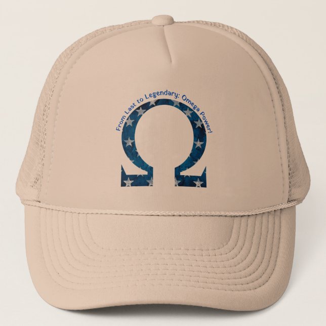 Gorra De Camionero ¡De último a legendario: Poder Omega! (Anverso)