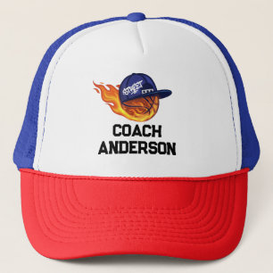 Gorra de camionero de verano de entrenador de balo