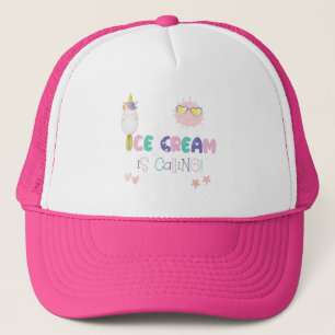 Gorra de camionero de verano de unicornio que llam
