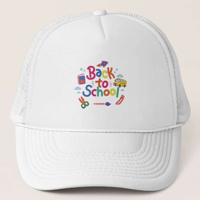 Gorra De Camionero De vuelta a la escuela (Anverso)