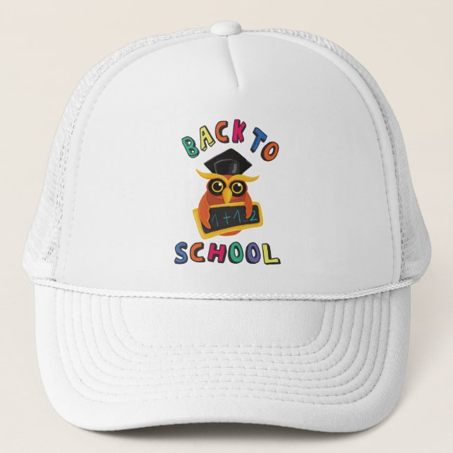 Gorra De Camionero De vuelta a la escuela (Anverso)