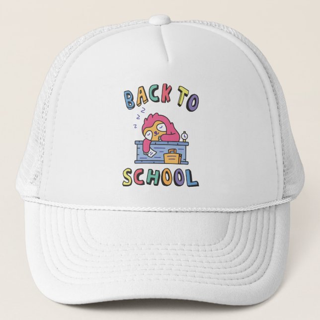 Gorra De Camionero De vuelta a la escuela (Anverso)