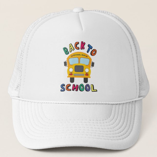 Gorra De Camionero De vuelta a la escuela (Anverso)