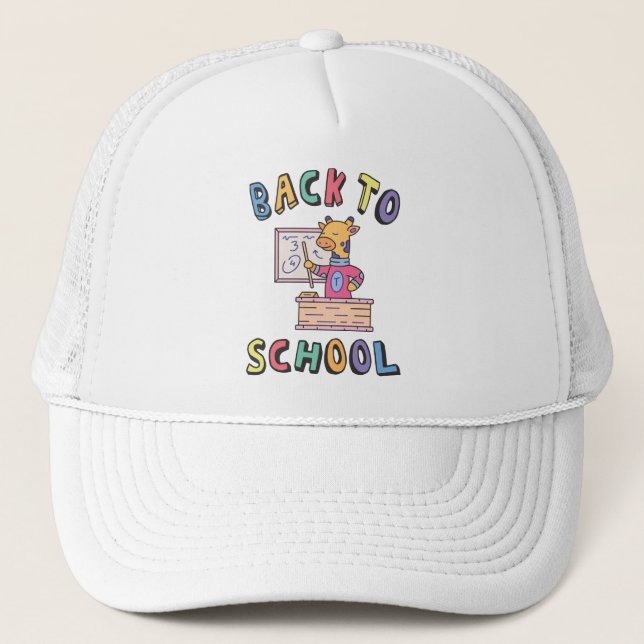 Gorra De Camionero De vuelta a la escuela (Anverso)