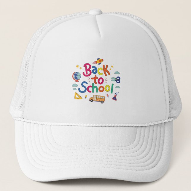 Gorra De Camionero De vuelta a la escuela (Anverso)