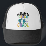 Gorra De Camionero De vuelta a la escuela estoy listo para aplastar a<br><div class="desc">De vuelta a la escuela estoy listo para aplastar el octavo grado Dino, grado, regalo, ideas, de vuelta a la escuela, 2021, primer día de escuela, idea de regalo, octavo grado, estudiante, octavo grado, dinosaurio, escuela, profesor, octavo grado, profesor, octavo grado, estudiante, enseñanza, octavo grado, equipo de enseñanza, niños, regalos...</div>