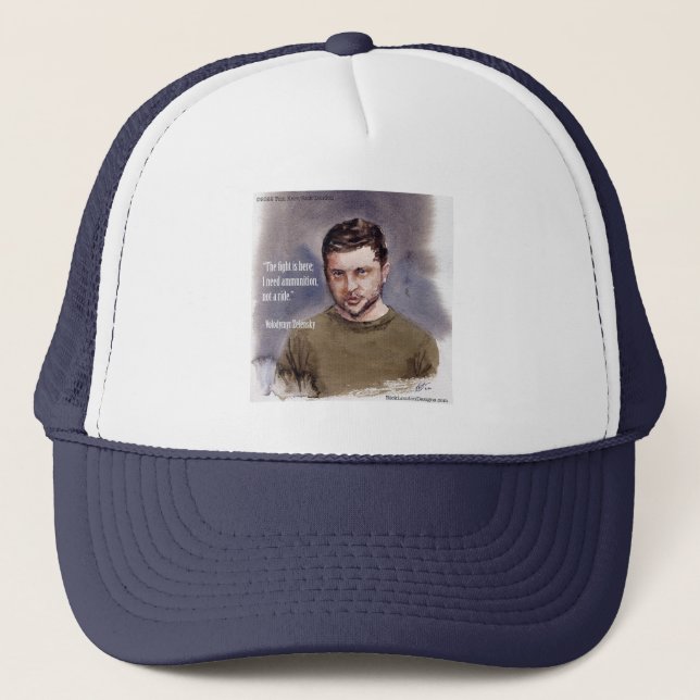 Gorra de camionero de Zelensky, Volodymir (Anverso)