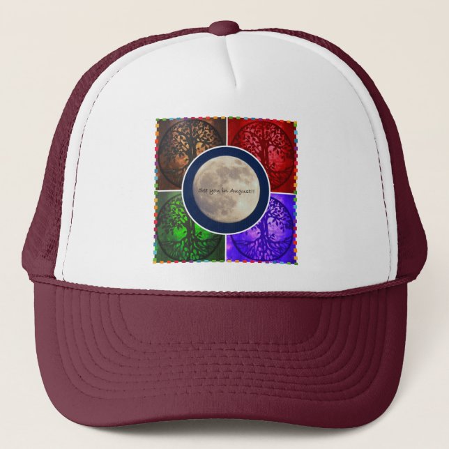 Gorra De Camionero Debajo de los cielos de agosto… (Anverso)