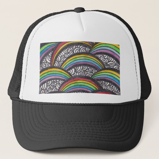 Gorra De Camionero Debajo del arco iris (Anverso)