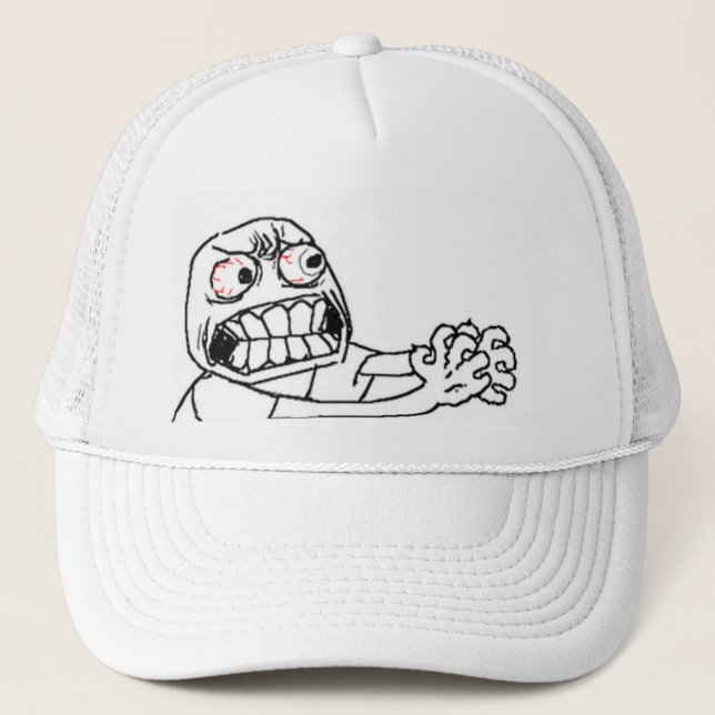 Gorra De Camionero Debe resistir Meme cómico (Anverso)