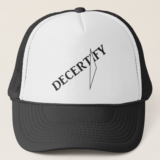 Gorra De Camionero Decertify Trucker Hat (Anverso)