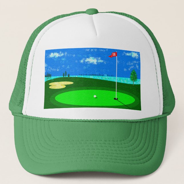 Gorra De Camionero décimo octavo Agujero (Anverso)