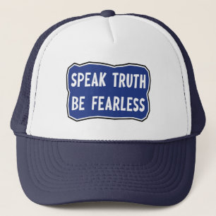 Gorra De Camionero Decir la verdad sea intrépido