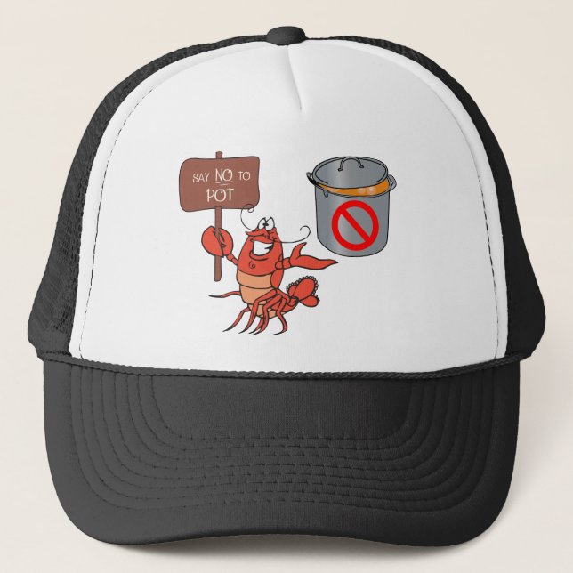 Gorra De Camionero Decir NO al POT (Anverso)