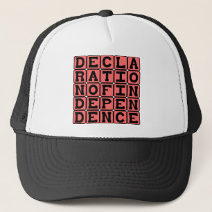 Gorra De Camionero Declaración de Independencia
