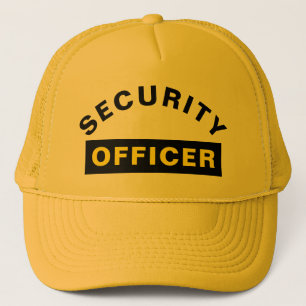 Gorra De Camionero Declaración de texto de OFICIAL DE SEGURIDAD perso
