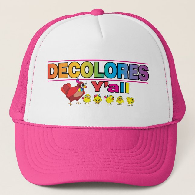 Gorra De Camionero DECOLORES usted (Anverso)