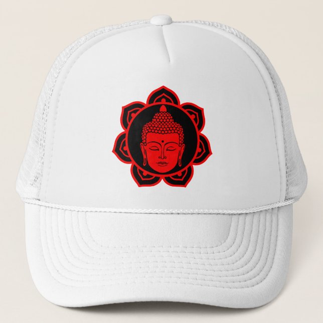 Gorra De Camionero Decoración del hogar Buda (Anverso)