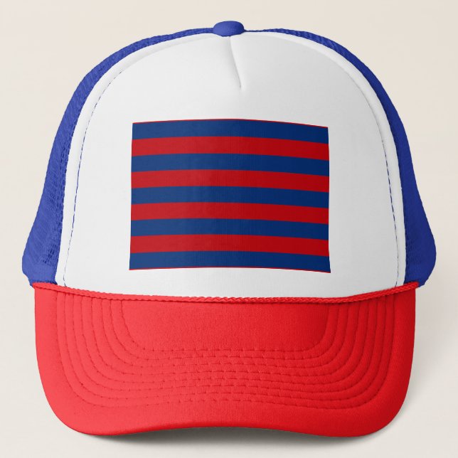 Gorra De Camionero Decoración horizontal vibrante moderna grande de (Anverso)