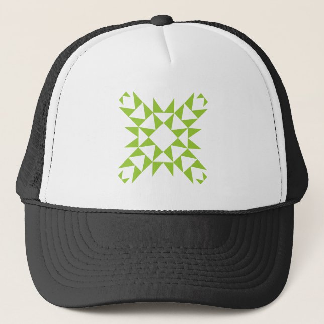Gorra De Camionero Decorativo 01 - Verde marciano (Anverso)