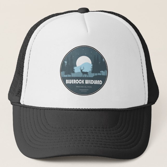 Gorra De Camionero Deer del Parque Provincial Bluerock Wildland (Anverso)