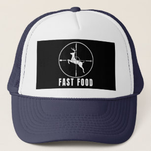GORRA DE CAMIONERO DEER HUNTER FUNNY CAZANDO COMIDA RÁPIDA