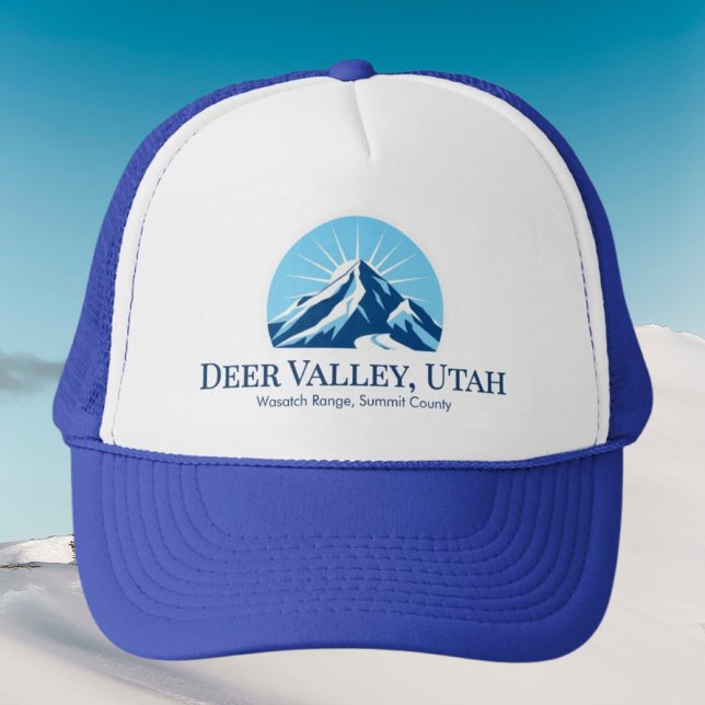 Gorra De Camionero Deer Valley Utah Wasatch (Subido por el creador)