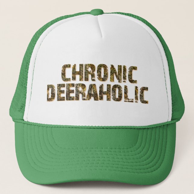 Gorra De Camionero Deeraholic crónico (Anverso)